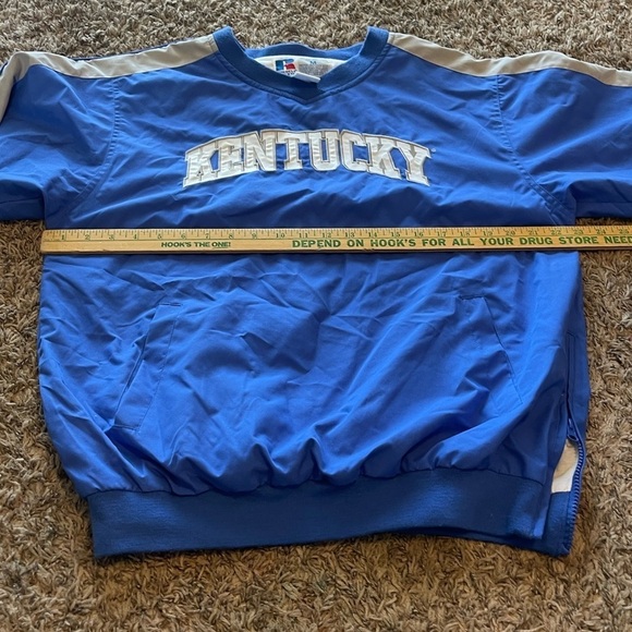 Russell vintage Kentucky blue gray pullover windbreaker - Picture 4 of 5